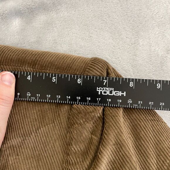 Alan Flusser Corduroy Sport Coat Mens 42L Brown Blazer Jacket Single Breasted - Picture 12 of 14